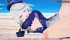 Furina’s hot naked scene in Genshin Impact