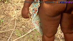 Ebony BBW Gets Bush Fucked Outdoors by Massive BBC
