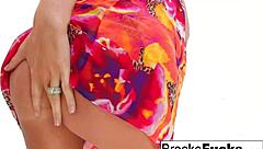 do you want to watch brooke brand get naughty in her fun summer dress?