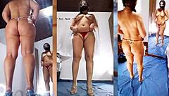 Diverse compilation of undressing and masturbation in October 2023