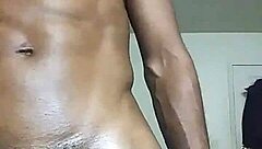 Ebony Guy Beats His Big Black Cock While Talking Shit