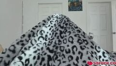 Katie bounces on stepbro's cock until he cums