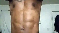 Ebony Guy Beats His Big Black Cock While Talking Shit