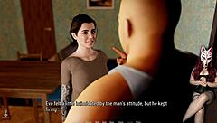 tales from the deep eve 3 - brunette milf gives rough handjob to old neighbour in fishnets