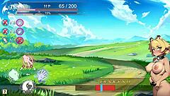 Isekai janken hero's live play part 2 conquering minos-chan the muscle girl with lots of meat