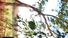 morena shows her new ass in the woods