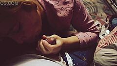 latina fat ass bent over for blowjob and assfucking with tattoo in lingerie