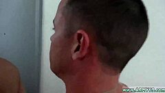 teen gay army hazing with blowjob and fucking