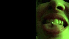 Luna amateur gives blowjob with pierced nipples 😘