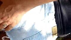 morena shows her new ass in the woods