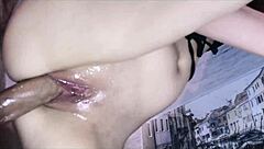 Russian Slut In Stockings Takes Big Dick In Pussy