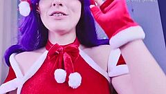 Misato Katsuragi has a Christmas present for you, and it is her cum in your pussy.