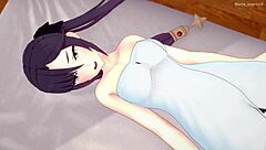 mona drops towel for uncensored hentai fucking in 3d cartoon