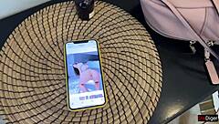 a classmate caught me jerking off to her photos but we solved this problem by having sex