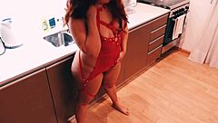 Real Sex In Kitchen With Monster Cock