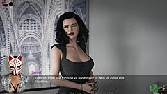 Ms. Denvers in episode 20 wears torn stockings as a milf