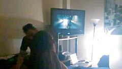 Sexy Latina in Socks Cheating Scene with Intense Actions