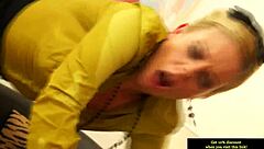 Pissing Slut Plowed From Behind