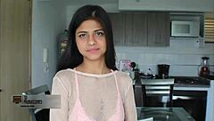 my horny stepsister sucked me off and swallowed my cum from a glass