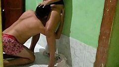 Maid Shows Pussy in Panties