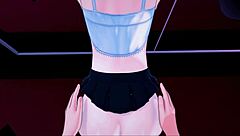 POV fucking Kaguya Shinomiya in Love is War hentai.