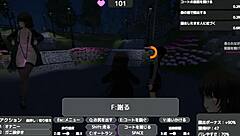 Naked Coat Exposure in Public Outdoor Retro Hentai Anime