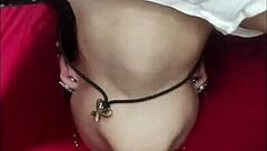 White Wolf Deepthroats Novinha Submissa's Throat In White Moon Scene