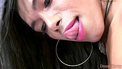 Super Hot Tranny Valerya Pacheco Gorges On Rubber Cock Anal Solo