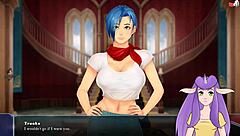 Big boobs and rough sex in an anime adventure with Android 21