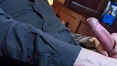 Stroking Hard Cock For Bianca