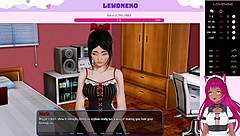 Vtuber LewdNeko Plays Harem Hotel Part 13 With Maid And Slave Scenes