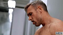 Theo Brady Wants To Be Alone With Alex Mecum & Pours Coffee On His Co-Workers Chest To Leave The Room - Men