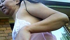 duk and david having an outdoor pee session with david in the mouth