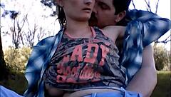 Ted and Nik's outdoor fun turns naughty with masturbation