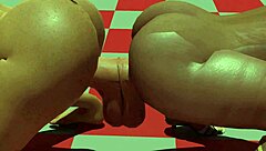 lisa and her friend have some playful fun with a dildo together