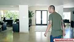 skinny teen 18+ craves anal and gets asshole stretched wide