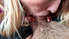 Hot Babe Sucks and Rides Cock Wildly After Classes