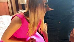 Hot Babe Sucks and Rides Cock Wildly After Classes