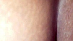 Ebony wife riding that big black cock in POV style