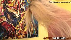 Hottie Endures Intense Ass Licking And Gaping